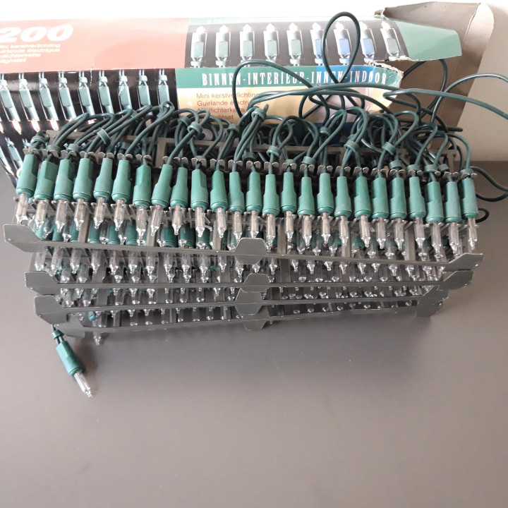 Kerstverlichting 200 lampjes binnen met doos en reservelampjes