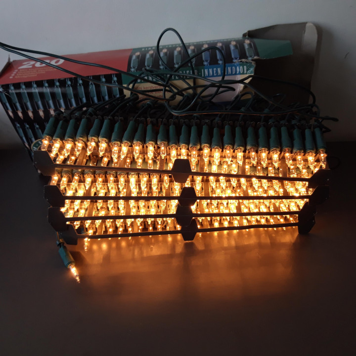 Kerstverlichting 200 lampjes binnen met doos en reservelampjes