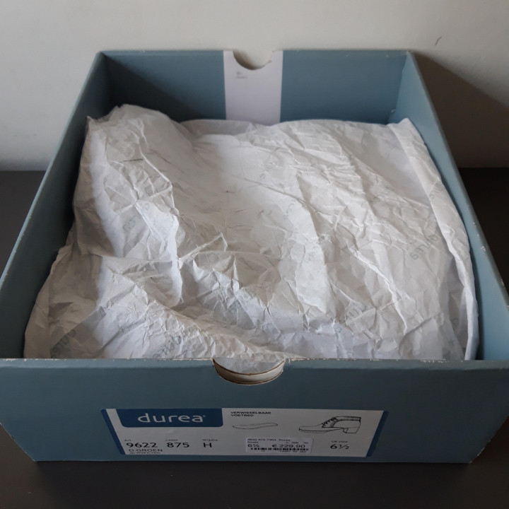 Durea enkellaarsjes met hak maat 40 H-wijdte