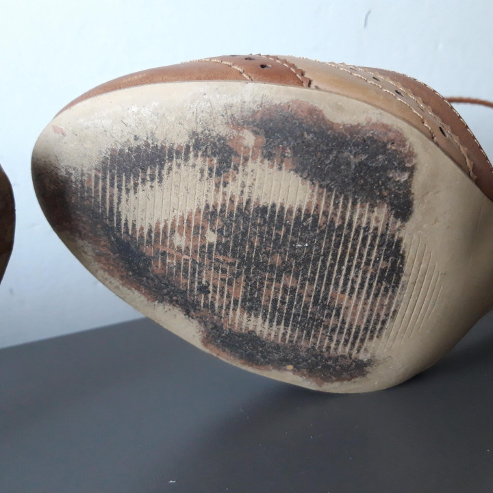 Bruine T-strap pumps met hak maat 41