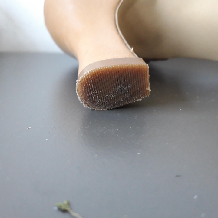 Bruine T-strap pumps met hak maat 41