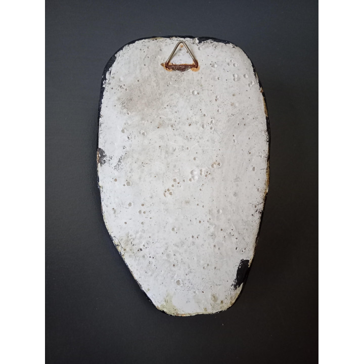 Wanddecoratie engel goudkleurig op zwart