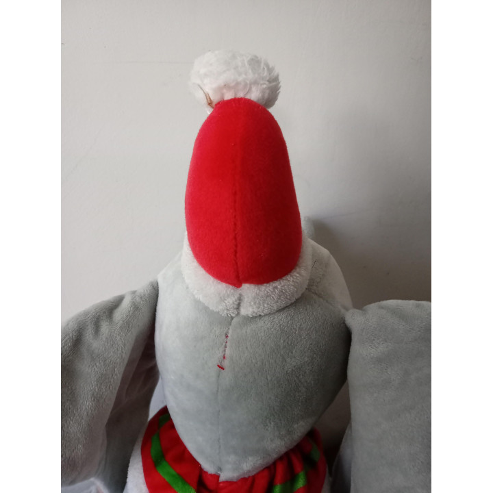 Disney Dumbo knuffel met kerstmuts geluid (35 cm)