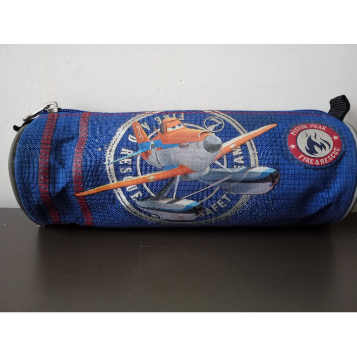 Etui Disney Planes blauw 19 cm