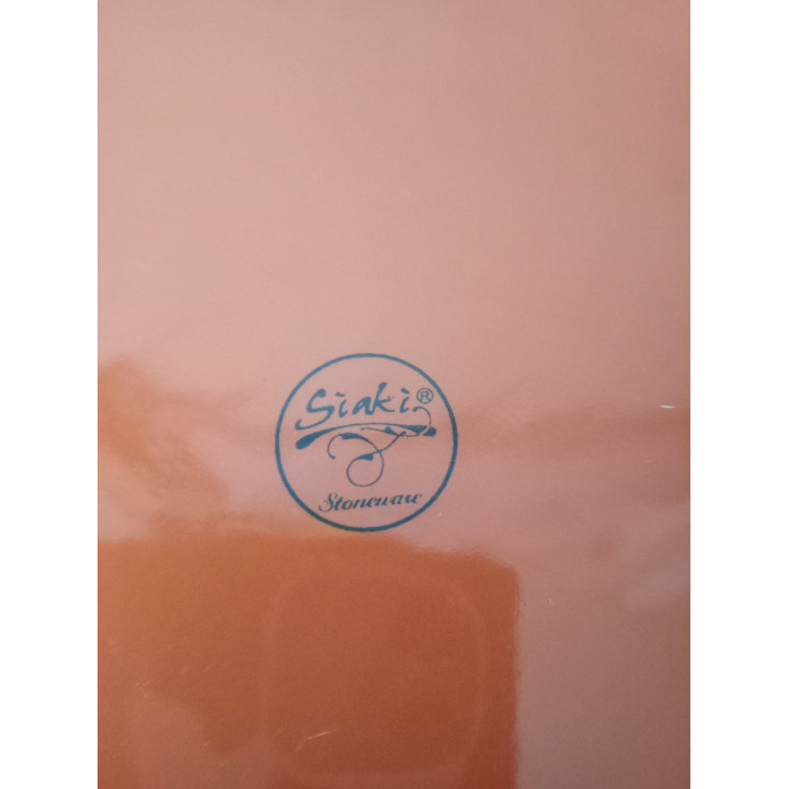 SiaKia tapas serveerschaal met 2 schaaltjes blauw oranje