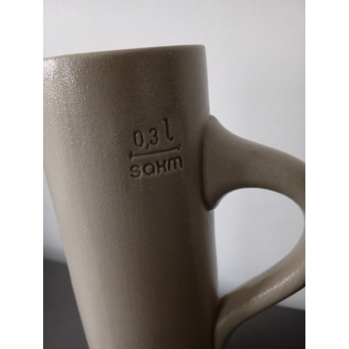 Alpirsbacher Klosterbräu bierpul keramiek 0,3L beige