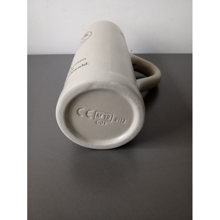 Alpirsbacher Klosterbräu bierpul keramiek 0,3L beige