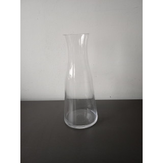 Glazen vaas slank model transparant