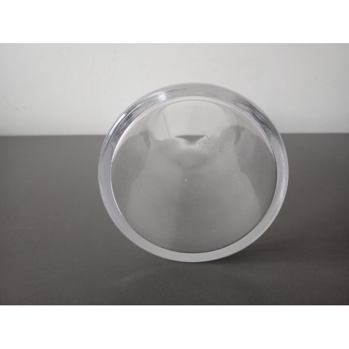 Glazen vaas slank model transparant