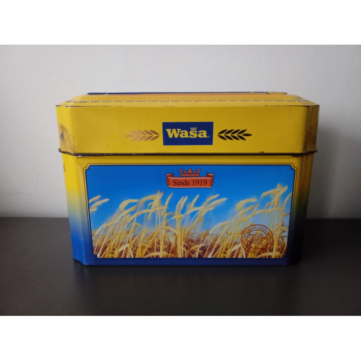 Wasa blik trommel vintage opbergblik knäckebröd