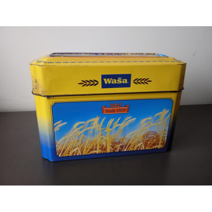 Wasa blik trommel vintage opbergblik knäckebröd