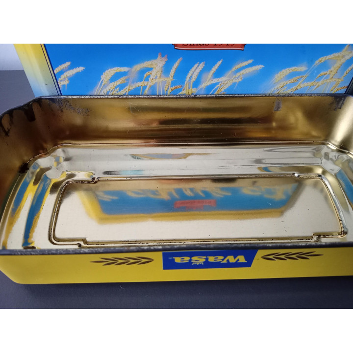 Wasa blik trommel vintage opbergblik knäckebröd