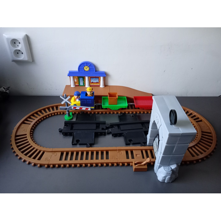 Paw Patrol treinbaan set met rails, trein en accessoires