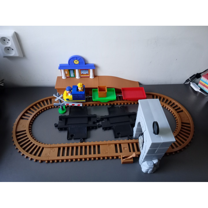 Paw Patrol treinbaan set met rails, trein en accessoires