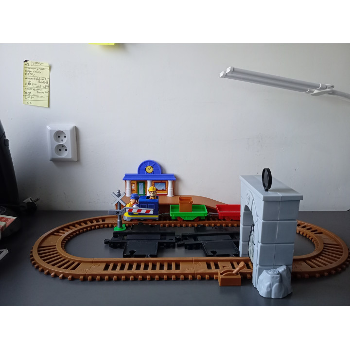 Paw Patrol treinbaan set met rails, trein en accessoires