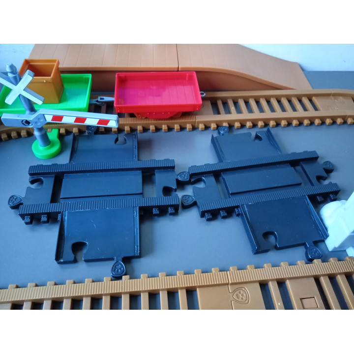 Paw Patrol treinbaan set met rails, trein en accessoires