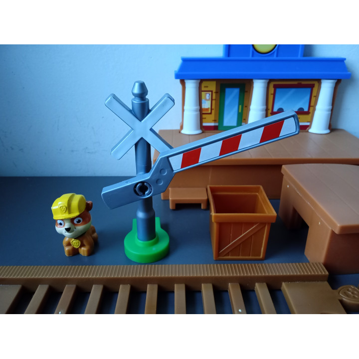 Paw Patrol treinbaan set met rails, trein en accessoires