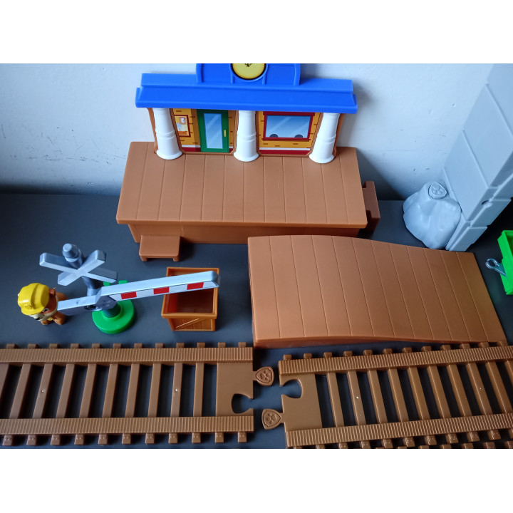 Paw Patrol treinbaan set met rails, trein en accessoires