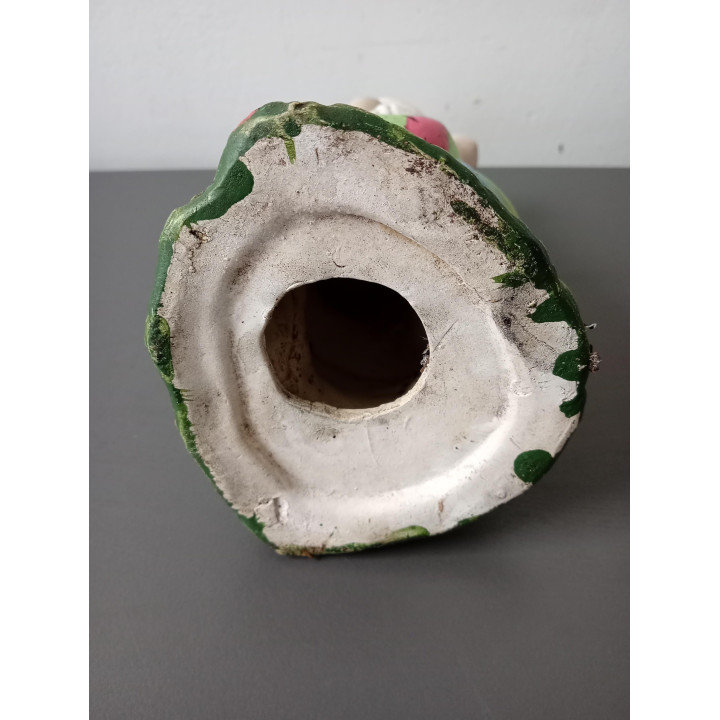Vintage kabouter beeldje met schep