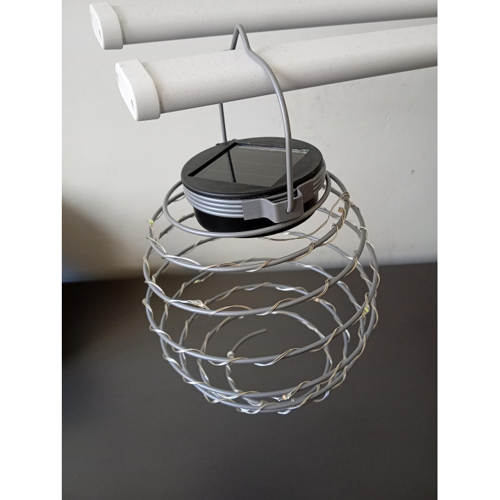 Solar spiraal verlichting set van 3 multicolor LED