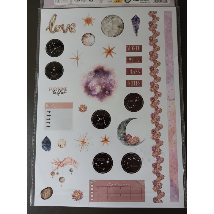 Stickerset astrologie planner | 2 vellen | Angelique’s Kringloop