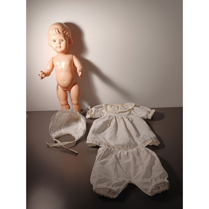 Vintage Wildebras pop 35 cm met originele kleding