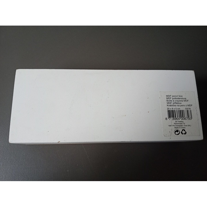 Houten opbergdoos The Pencil Box met klep