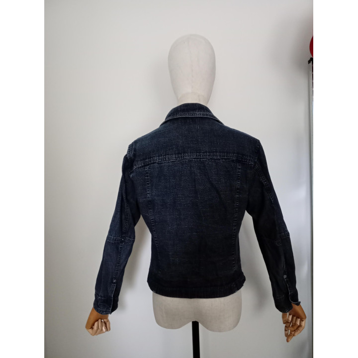 Donkerblauw spijkerjasje JQ Active maat S