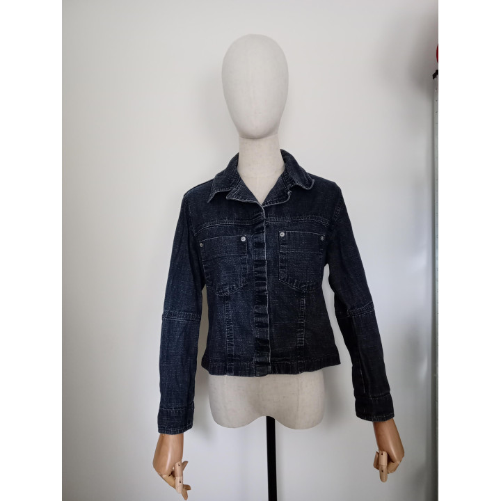 Donkerblauw spijkerjasje JQ Active maat S