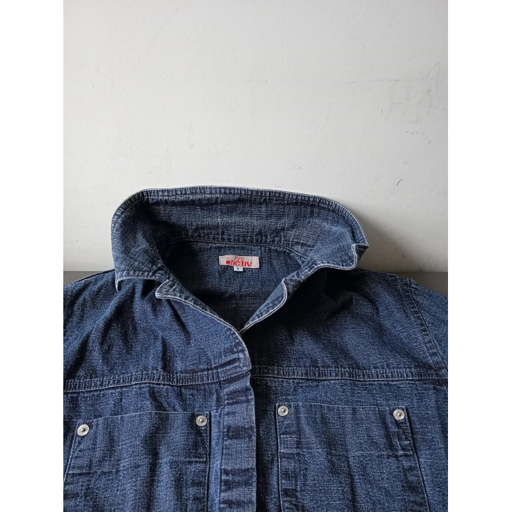 Donkerblauw spijkerjasje JQ Active maat S