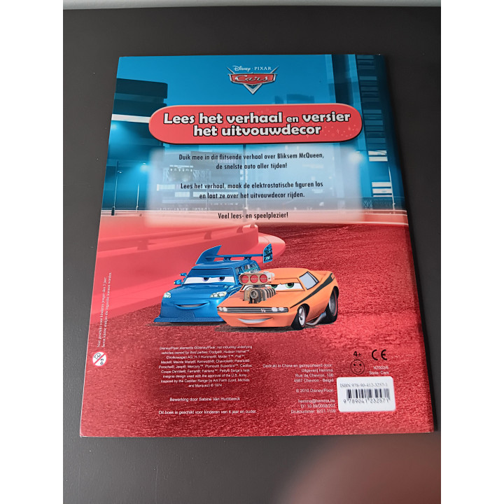 Disney Cars - Verhaalboek met Uitvouwdecor & Electro-Stickers (Compleet)
