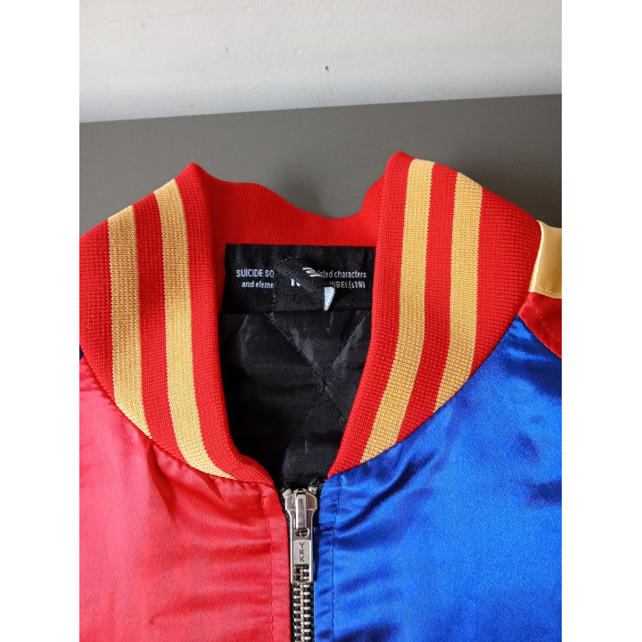 Suicide Squad Harley Quinn bomberjack rood blauw maat M