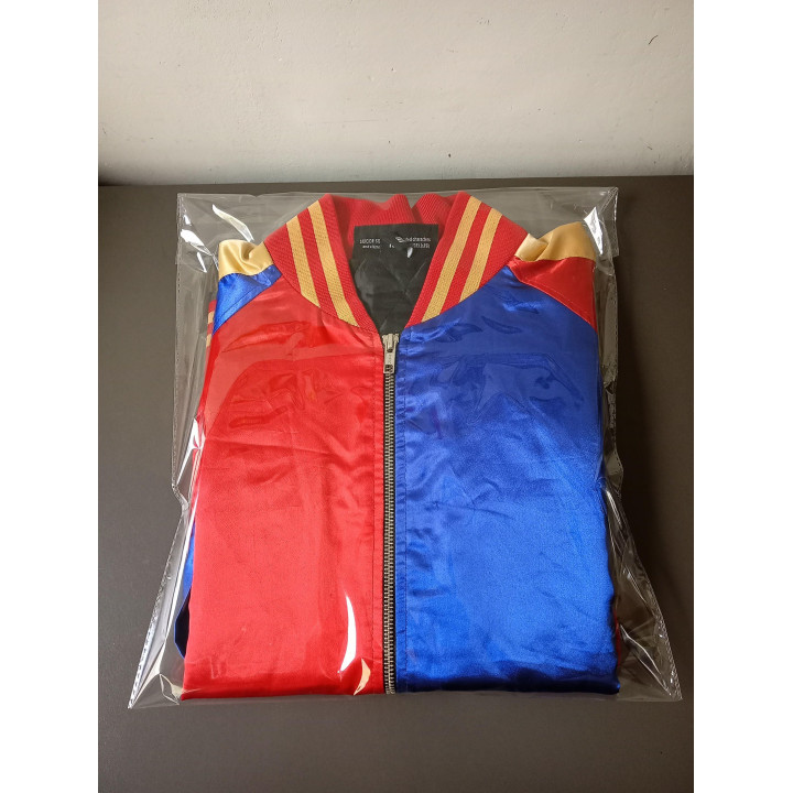 Suicide Squad Harley Quinn bomberjack rood blauw maat M