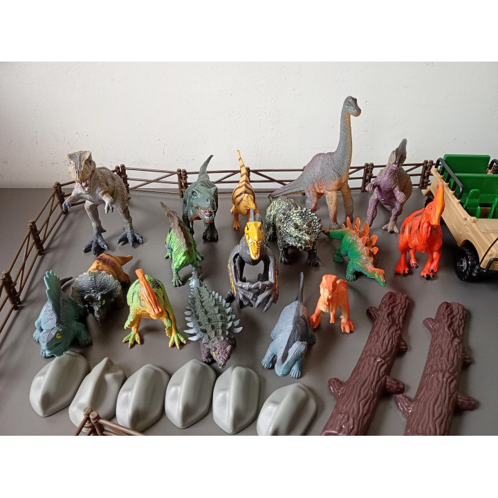 Mega Dinosaur Park speelset met dinosaurussen en accessoires