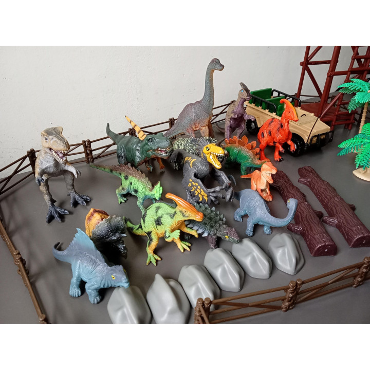 Mega Dinosaur Park speelset met dinosaurussen en accessoires