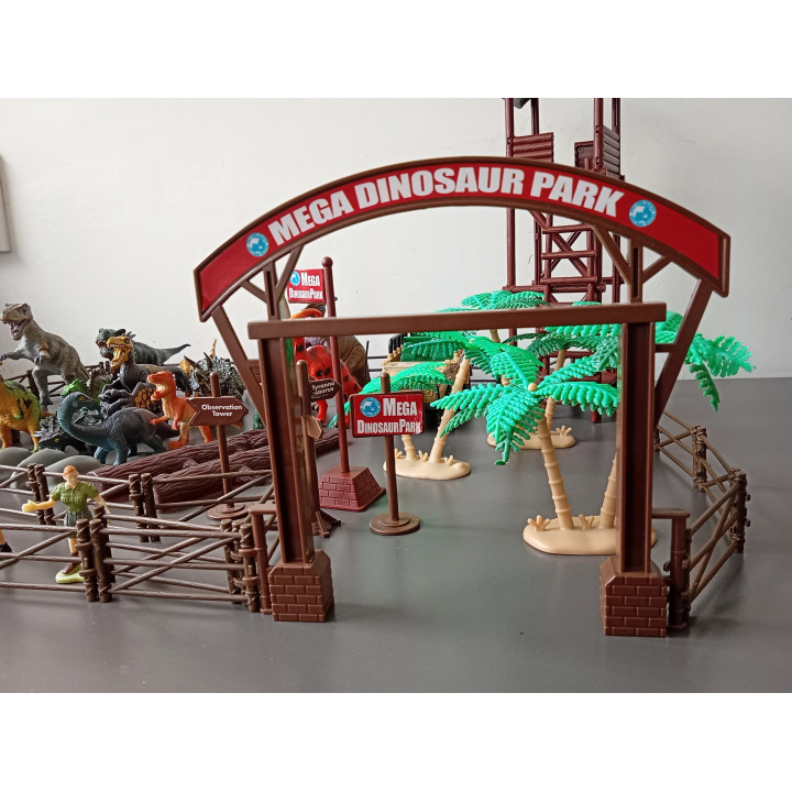 Mega Dinosaur Park speelset met dinosaurussen en accessoires
