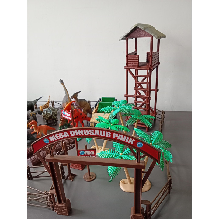 Mega Dinosaur Park speelset met dinosaurussen en accessoires
