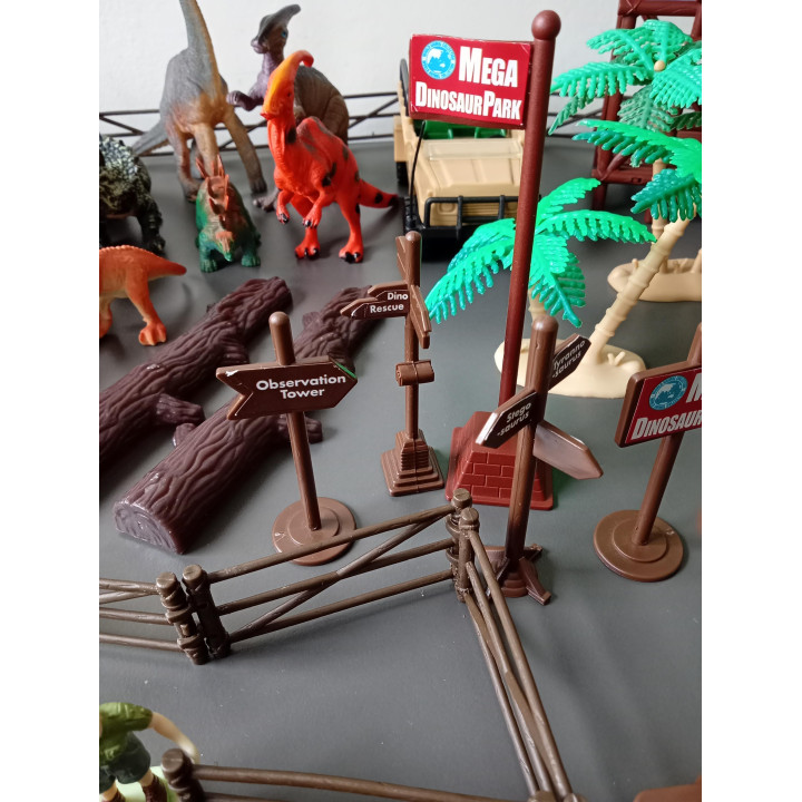 Mega Dinosaur Park speelset met dinosaurussen en accessoires