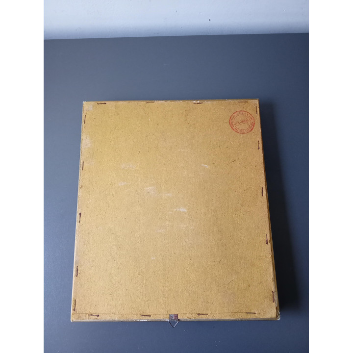 Ingelijste print De Aardappeleters klassiek tafereel