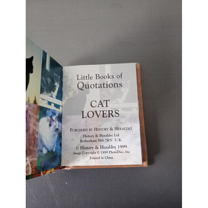 Cat Lovers mini boekje met katten quotes