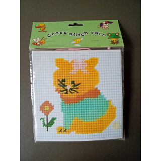 Borduurset Kat Cross Stitch Compleet