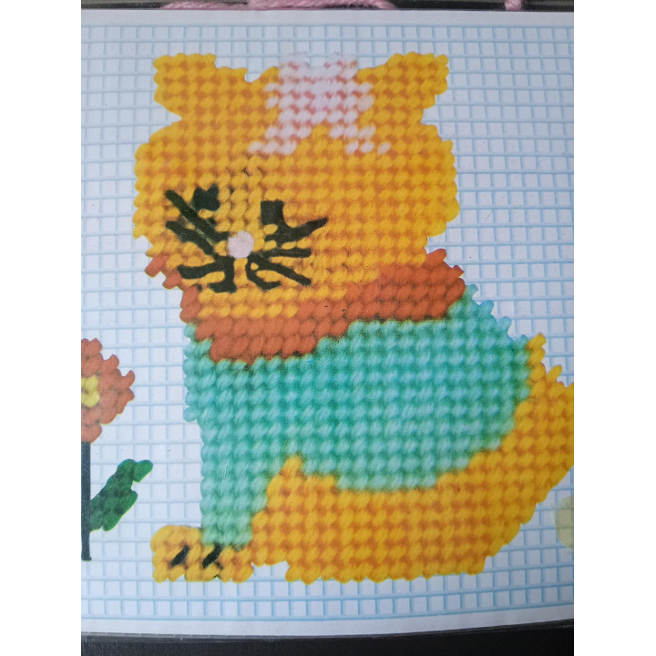 Borduurset Kat Cross Stitch Compleet