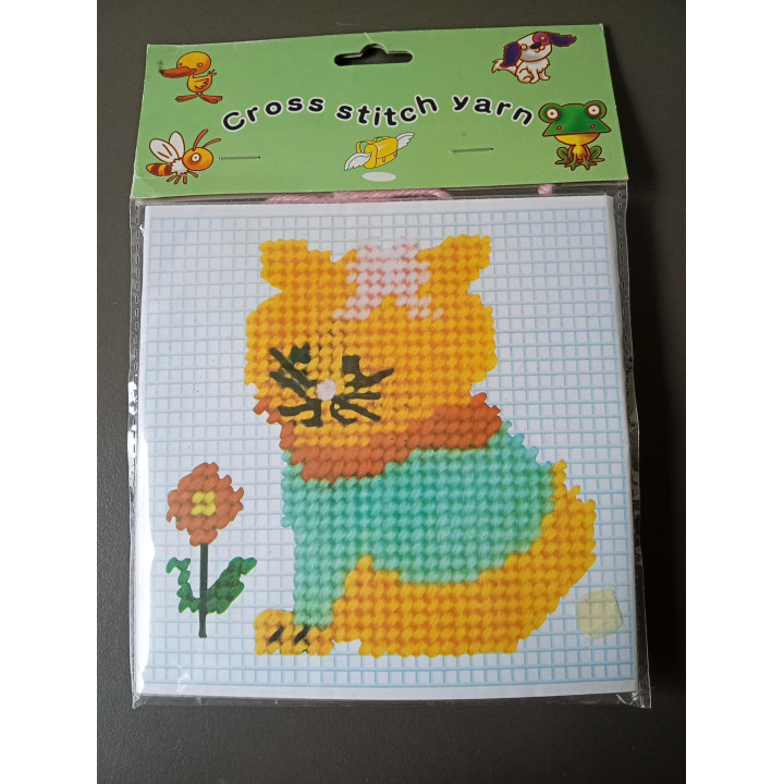 Borduurset Kat Cross Stitch Compleet