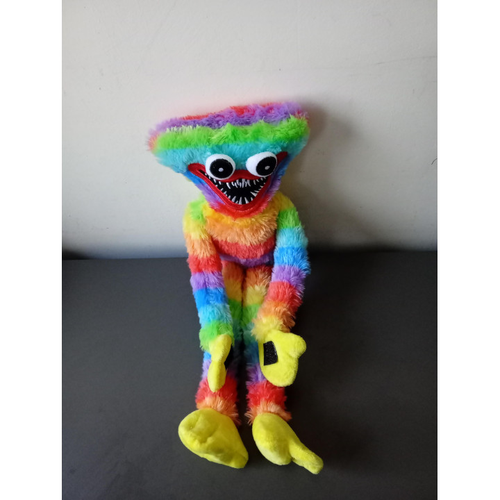 Huggy Wuggy Knuffel Regenboog 42 cm Poppy Playtime