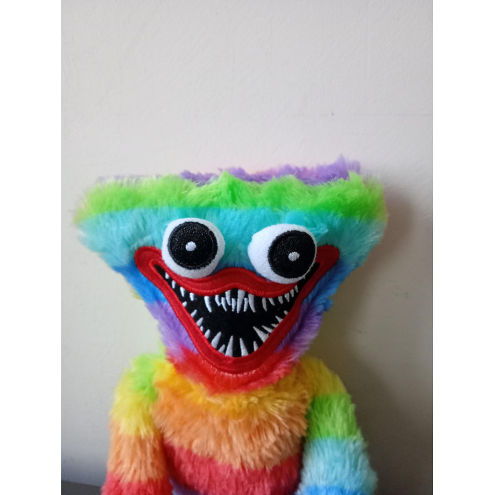 Huggy Wuggy Knuffel Regenboog 42 cm Poppy Playtime