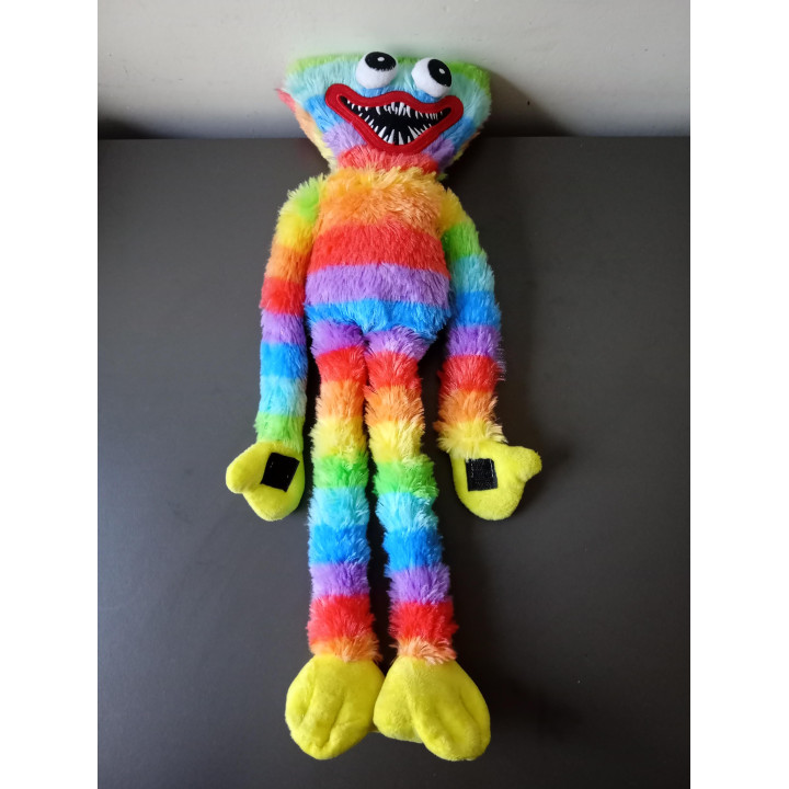 Huggy Wuggy Knuffel Regenboog 42 cm Poppy Playtime