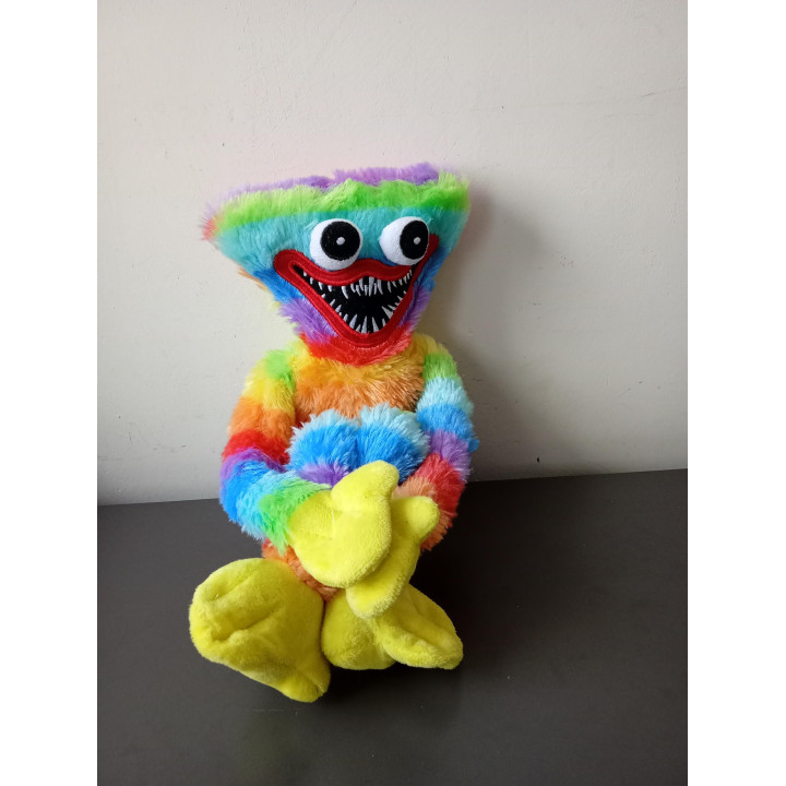 Huggy Wuggy Knuffel Regenboog 42 cm Poppy Playtime