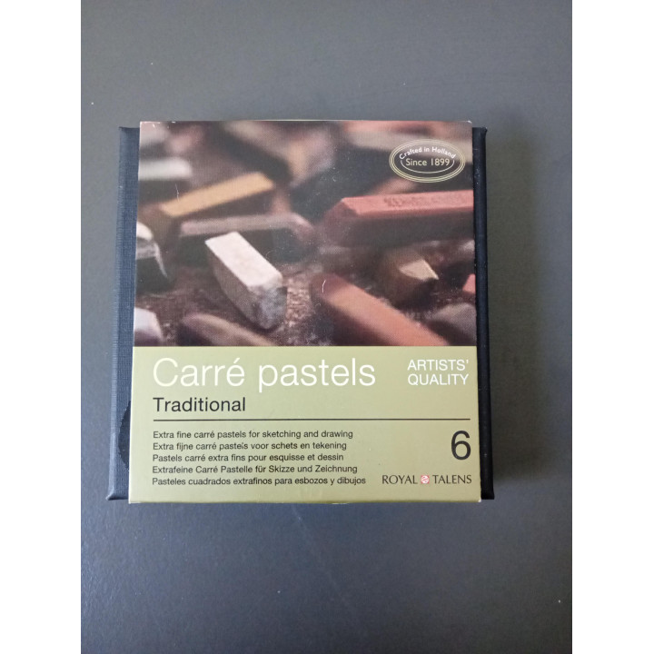 Rembrandt Carré Pastels Set 6 Nieuw Royal Talens Artist Quality