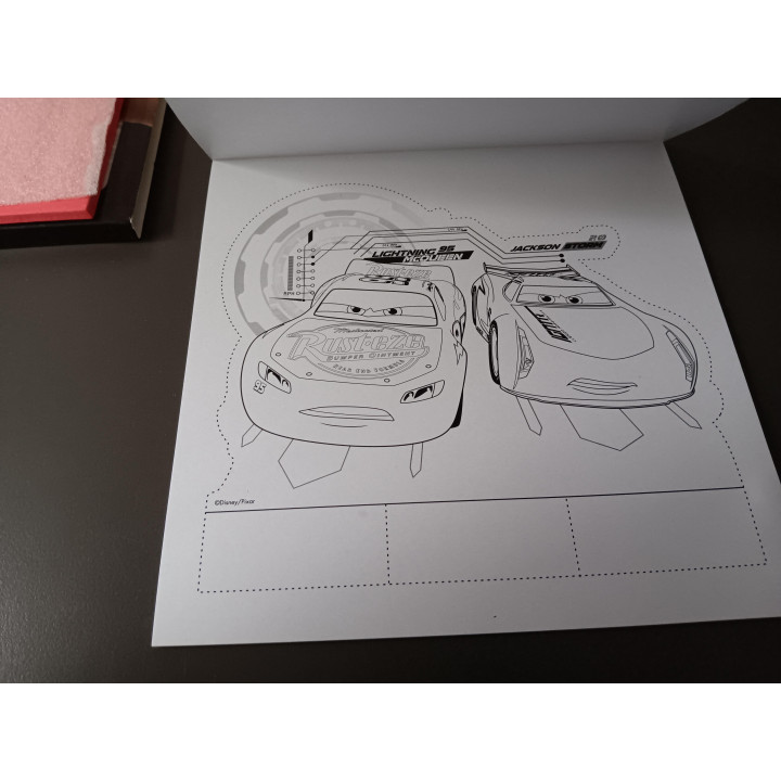 Disney Cars prikblok Cruz Ramirez | 21x21 cm | Angelique’s Kringloop