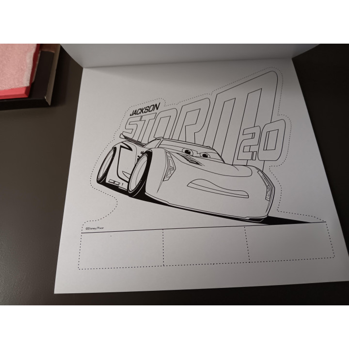 Disney Cars prikblok Cruz Ramirez | 21x21 cm | Angelique’s Kringloop